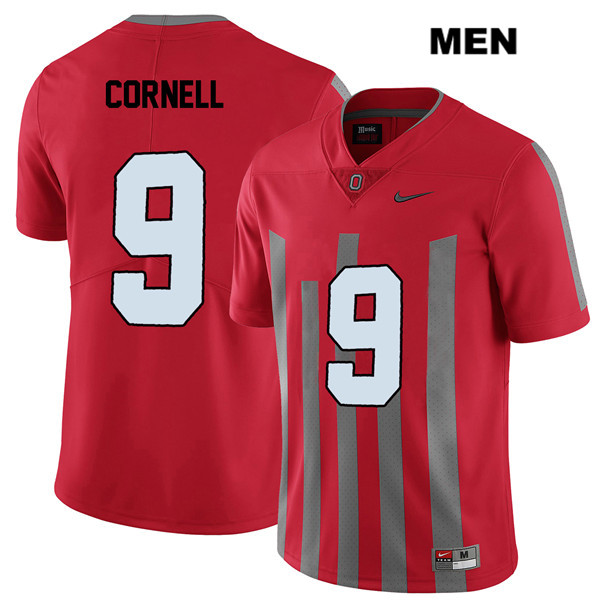 Ohio State Buckeyes Men's Jashon Cornell #9 Red Authentic Nike Elite College NCAA Stitched Football Jersey CX19V63JW